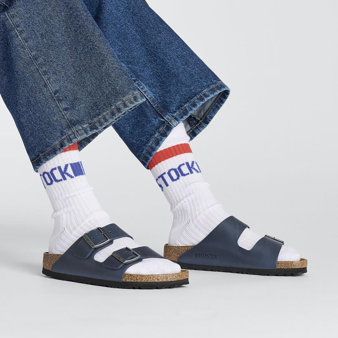 Birkenstock Cotton Tennis Sock White Size 8-9.5