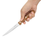 Olympia Steak Knives with Wood Effect Handles (12 Pack)