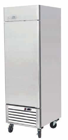 Ice-A-Cool ICE8950 Single Door Stainless Steel Upright Fridge  580 Litres