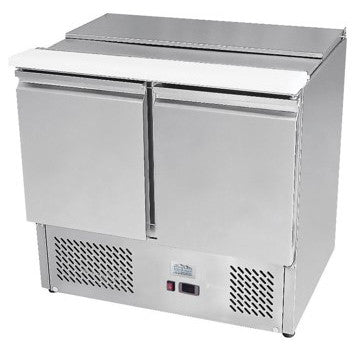 Ice-A-Cool ICE3800GR 2 Door Refrigerated Saladette Preparation Counter  300 Litres