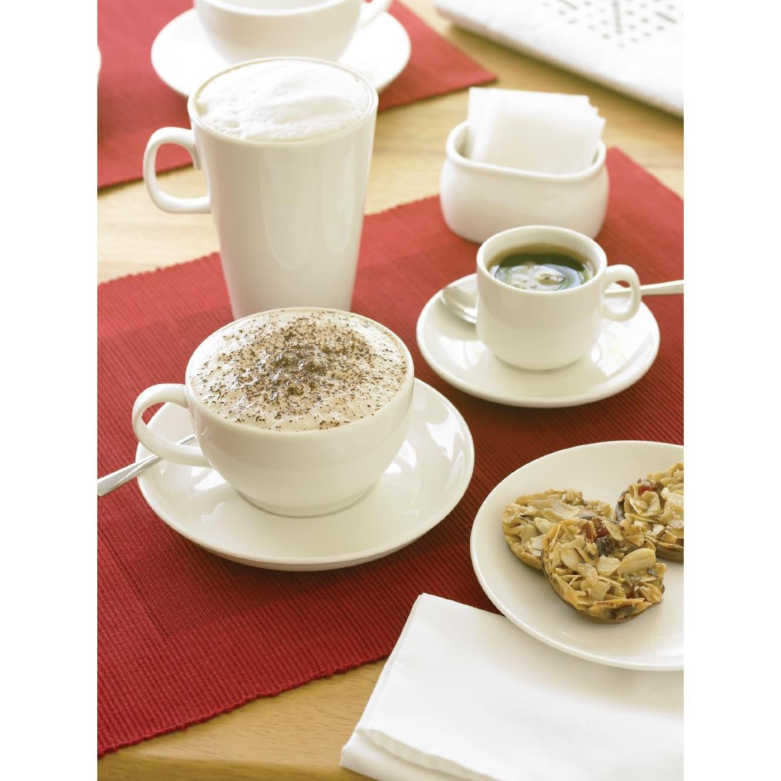 Olympia Ivory Latte Mugs 284ml 10oz (12 Pack)