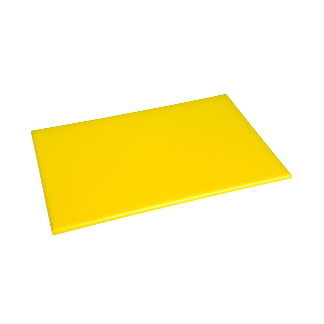 Hygiplas Colour Coded Yellow Set - Tong Chopping Board & Thermometer (3 Pack)