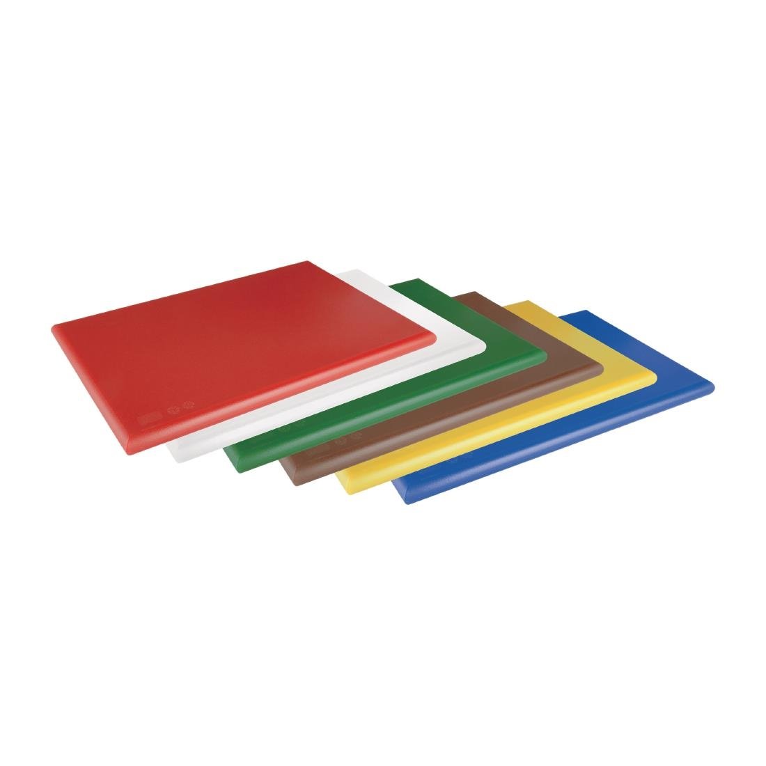 Hygiplas Thick High Density Green Chopping Board Standard 450x300x25mm