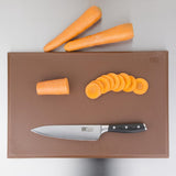 Hygiplas Thick High Density Brown Chopping Board Standard 450x300x25mm