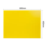 Hygiplas Thick High Density Yellow Chopping Board Large 600x450x25mm