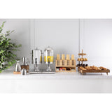 Olympia Cup and Condiment Station Hevea Wood 450x120x240mm