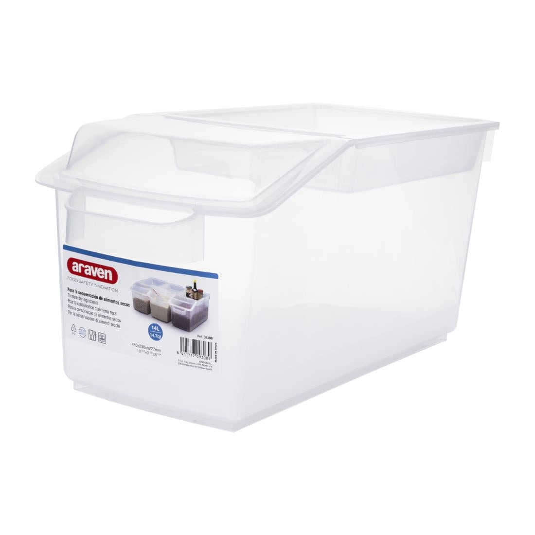 Araven Koala Ingredient Bin 14Ltr