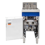 Blue Seal Twin Tank Twin Basket Free Standing Natural Gas Fryer GT46