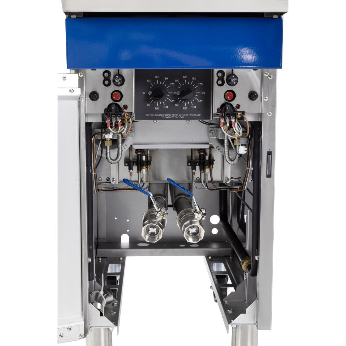 Blue Seal Twin Tank Twin Basket Free Standing Natural Gas Fryer GT46