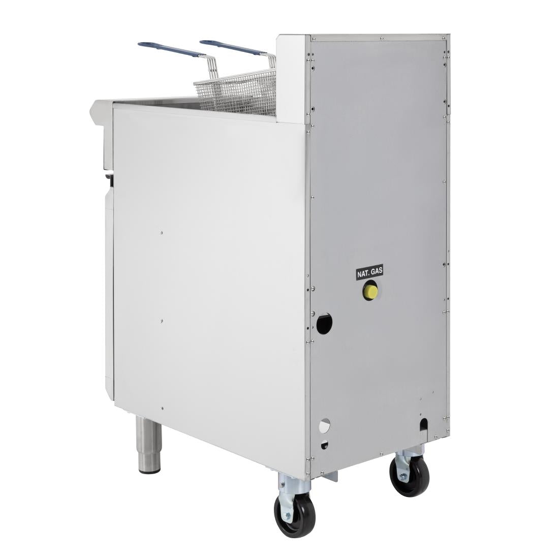 Blue Seal Twin Tank Twin Basket Free Standing Natural Gas Fryer GT46