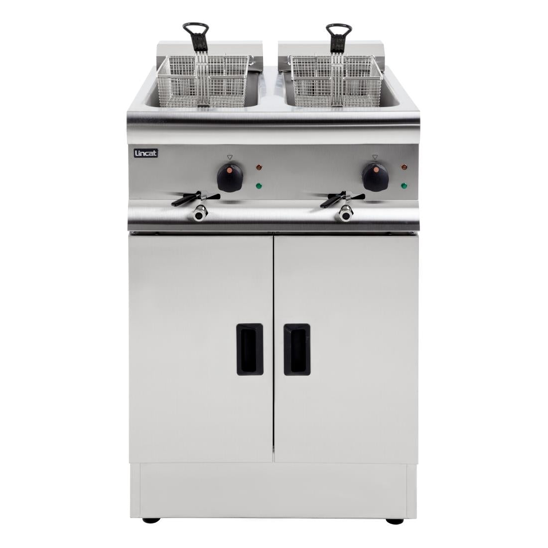 Lincat Twin Tank Twin Basket Free Standing Electric Fryer J12