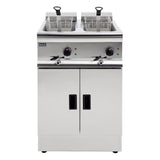 Lincat Twin Tank Twin Basket Free Standing Electric Fryer J12