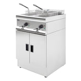 Lincat Twin Tank Twin Basket Free Standing Electric Fryer J12