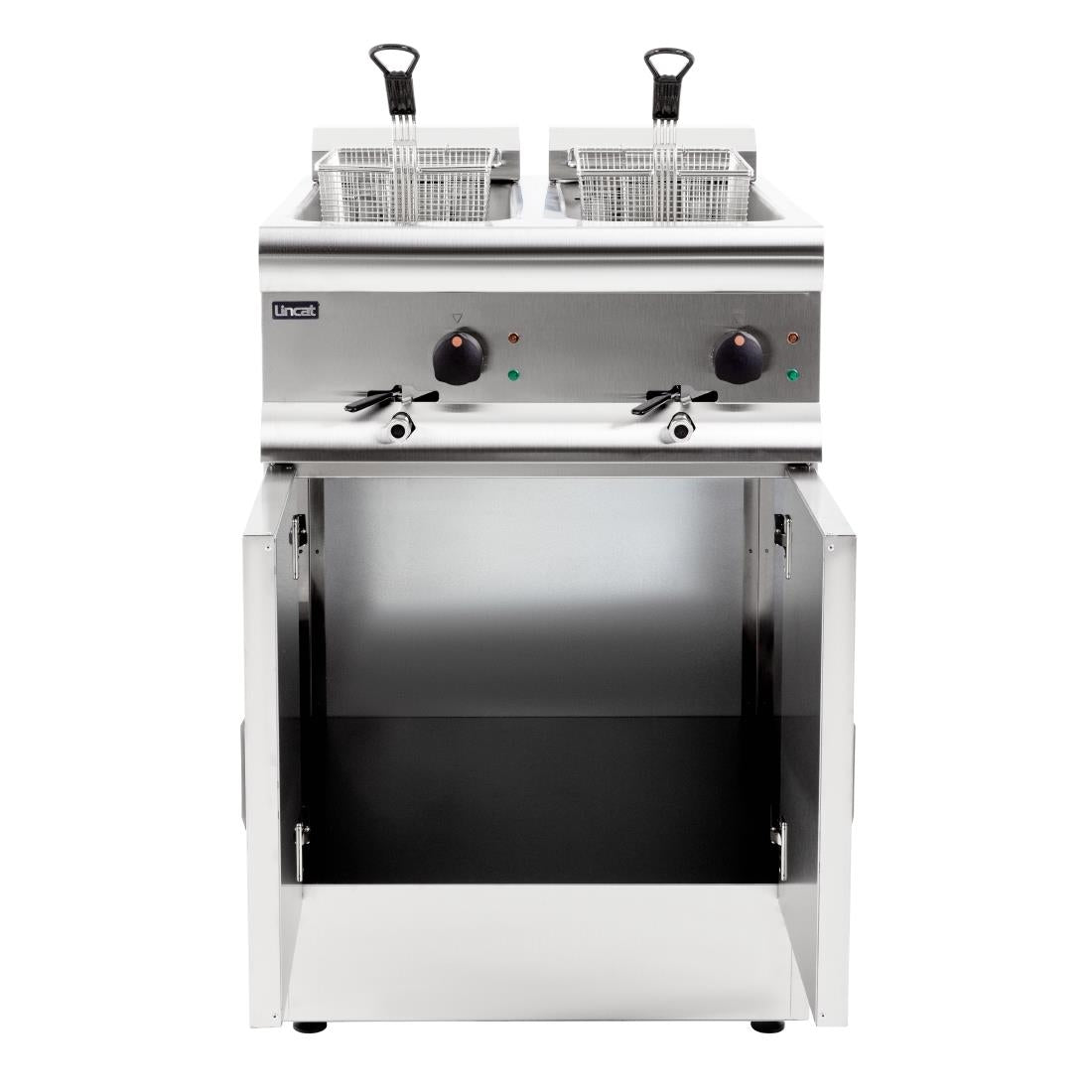 Lincat Twin Tank Twin Basket Free Standing Electric Fryer J12