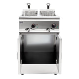 Lincat Twin Tank Twin Basket Free Standing Electric Fryer J12