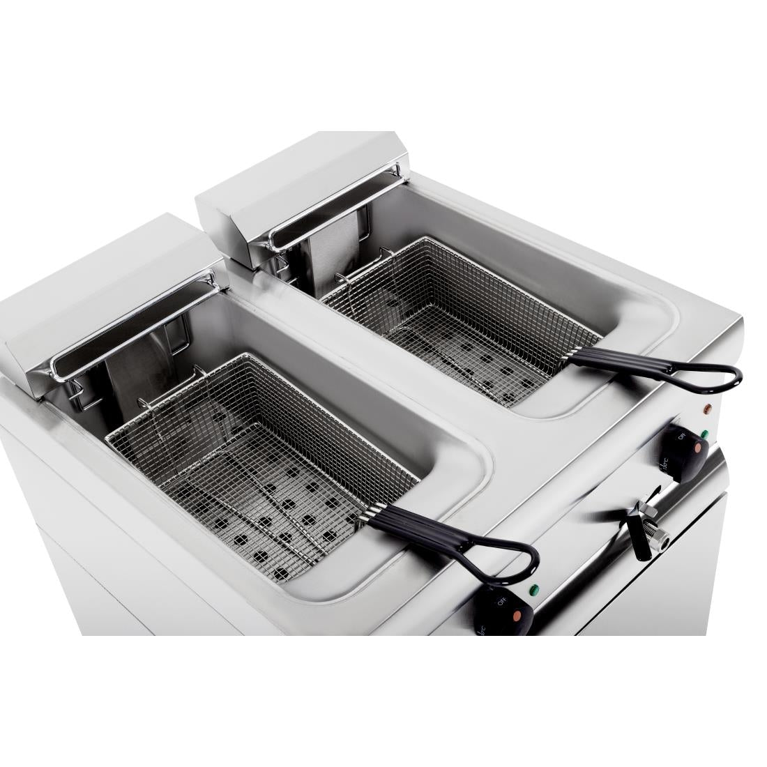 Lincat Twin Tank Twin Basket Free Standing Electric Fryer J12