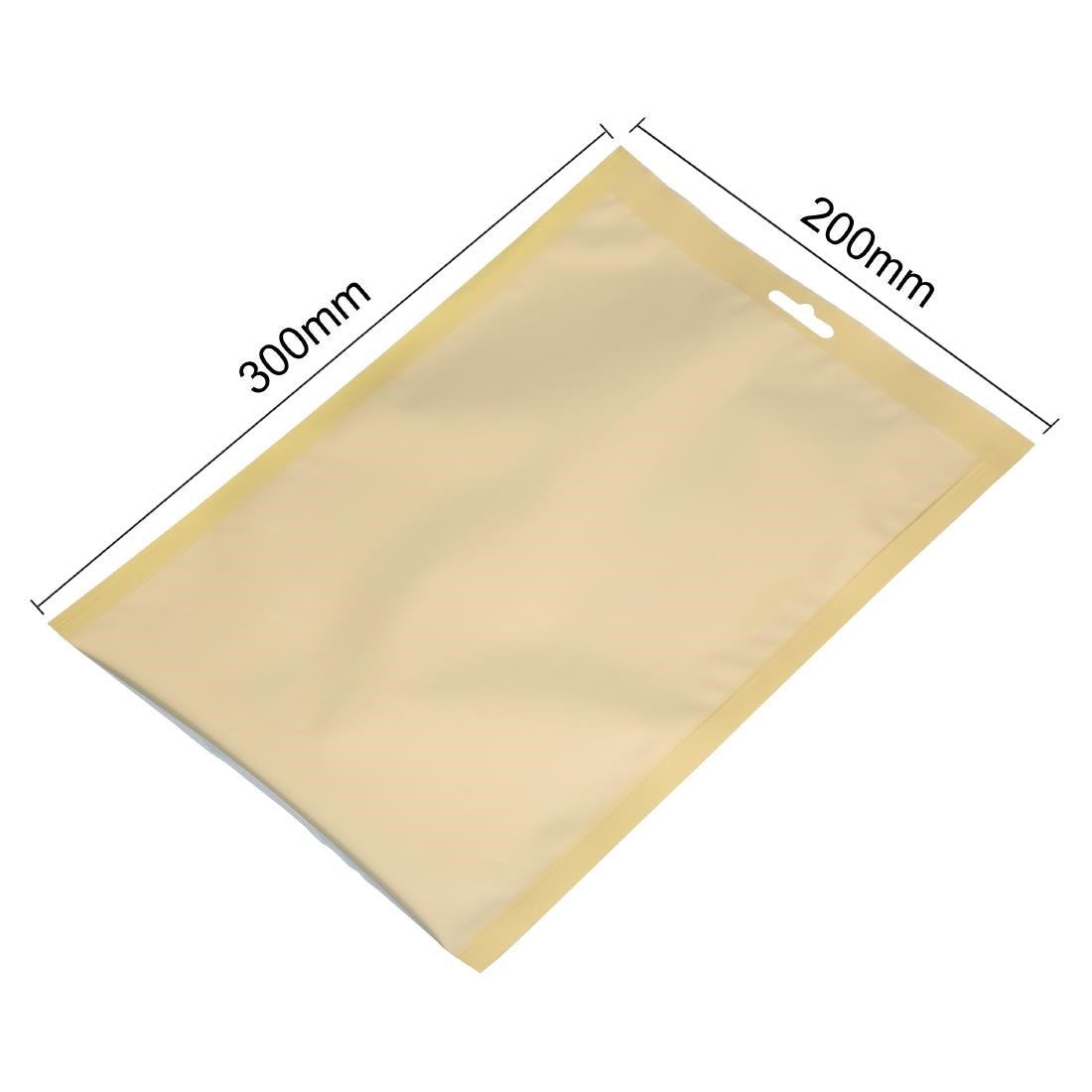 Vogue Gold Chamber Vacuum Pouches 200x300mm (100 Pack)