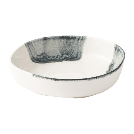 Churchill Tide Black Organic Walled Bowls 200mm (6 Pack)