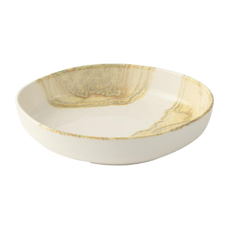 Churchill Tide Gold Organic Walled Bowls 230mm (6 Pack)