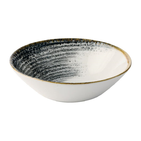 Churchill Homespun Accents Black Evolve Deep Bowls 190mm (6 Pack)