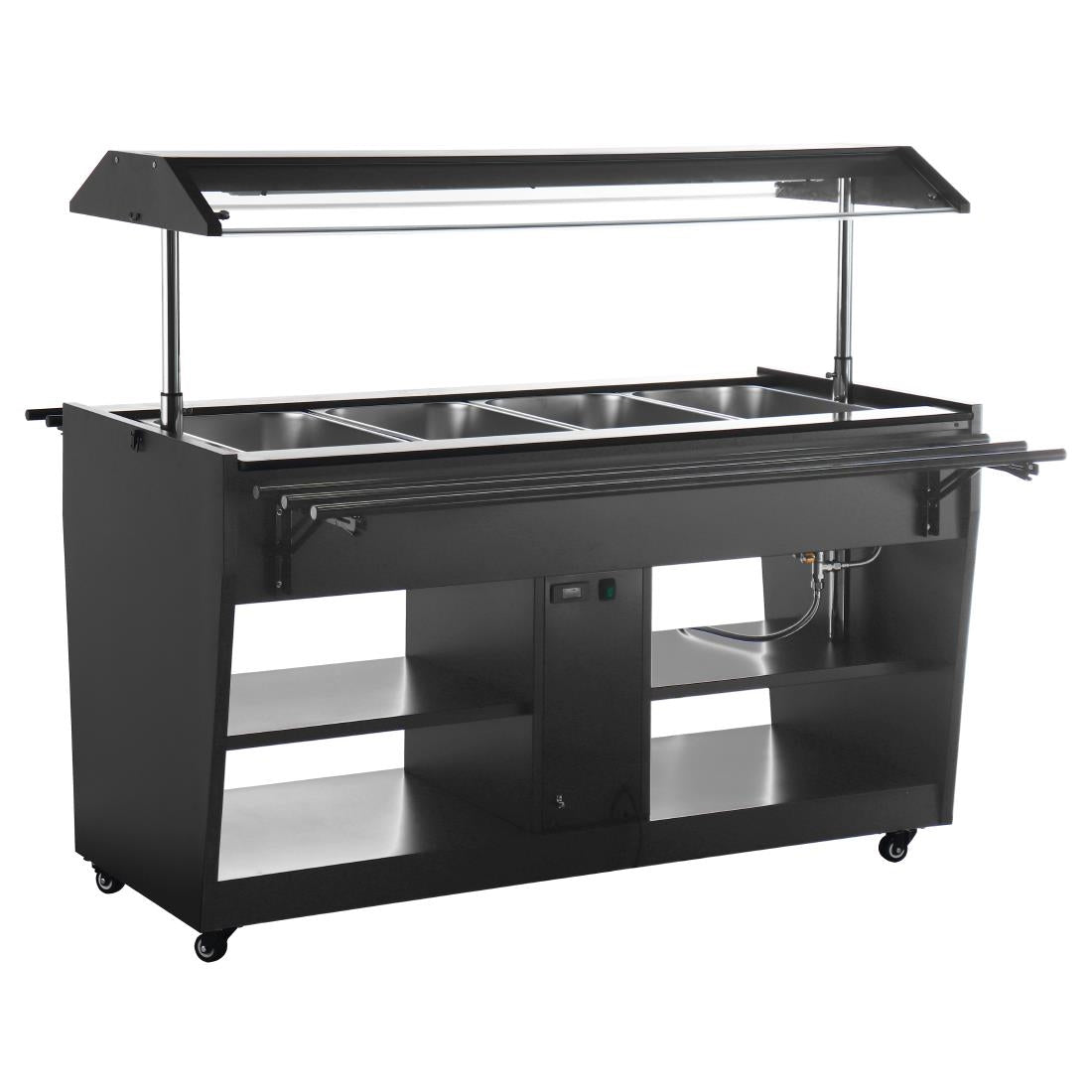 Buffalo Heated Buffet Bar Black