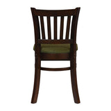 Turin Dining Tables with 4 Manhattan Chairs in Dark Walnut with Shetland Forest