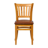 Turin Dining Tables with 4 Manhattan Chairs in Soft Oak with Bison Tan