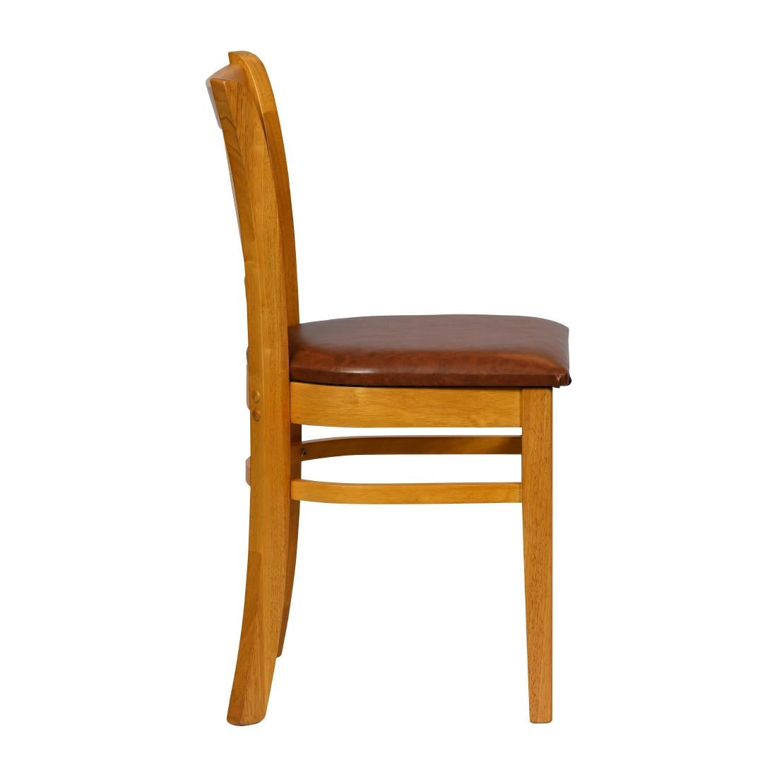 Turin Dining Tables with 4 Manhattan Chairs in Soft Oak with Bison Tan