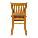Turin Dining Tables with 4 Manhattan Chairs in Soft Oak with Bison Tan