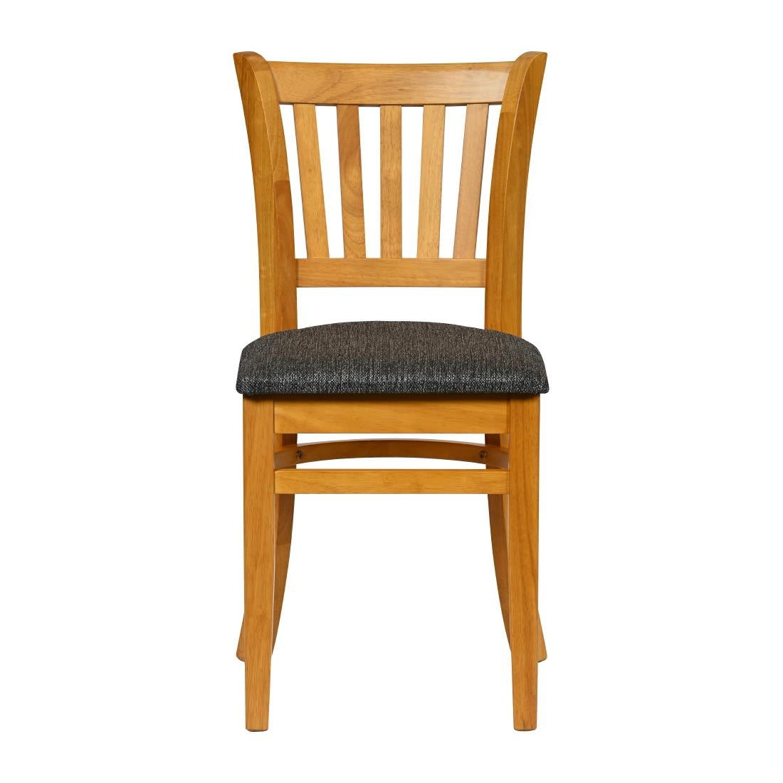 Turin Dining Table with 4 Manhattan Chairs in Soft Oak with Shetland Smoke