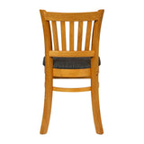 Turin Dining Table with 4 Manhattan Chairs in Soft Oak with Shetland Smoke