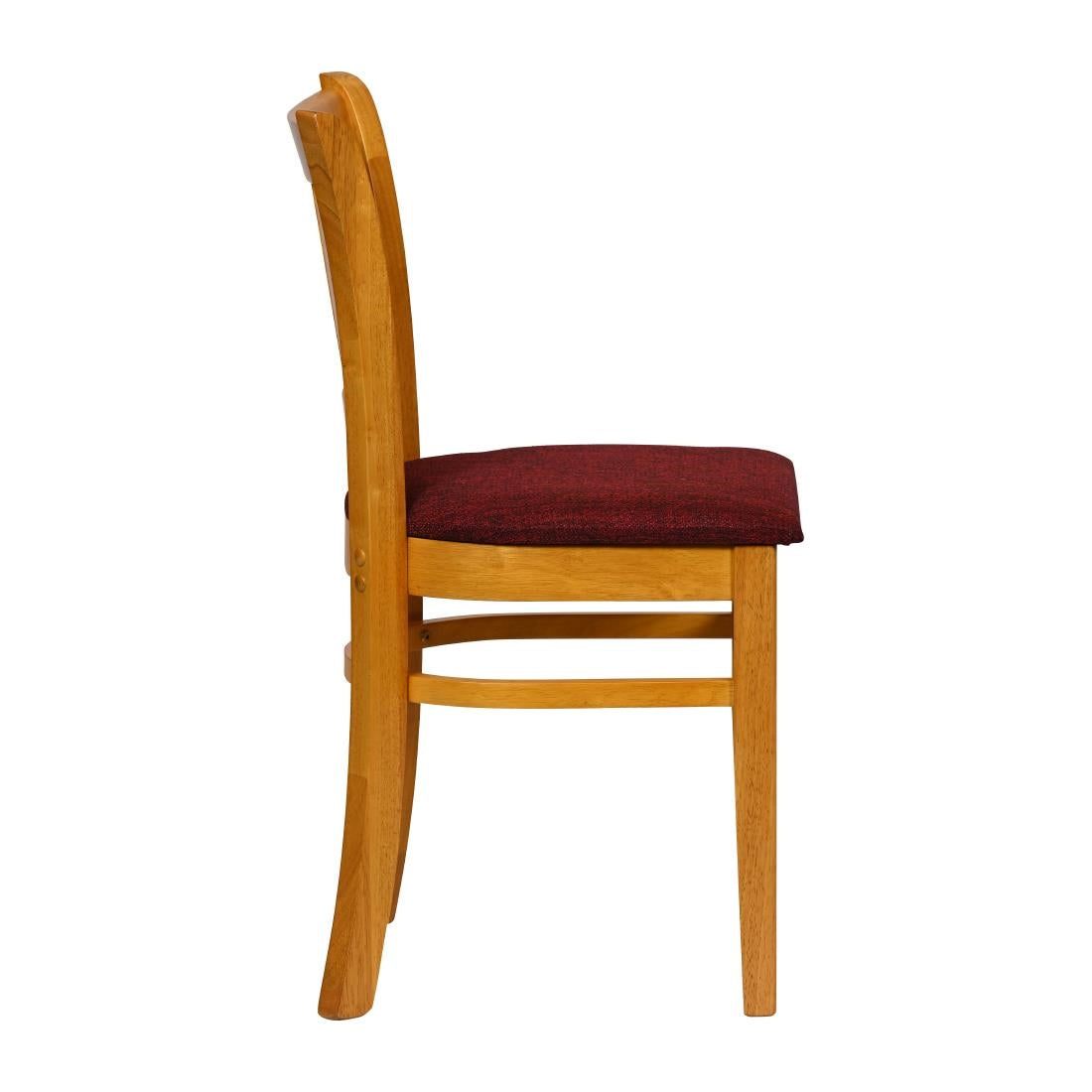 Turin Dining Table with 4 Manhattan Dining Chairs Soft Oak with Shetland Scarlett