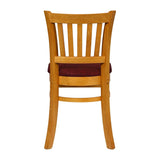 Turin Dining Table with 4 Manhattan Dining Chairs Soft Oak with Shetland Scarlett