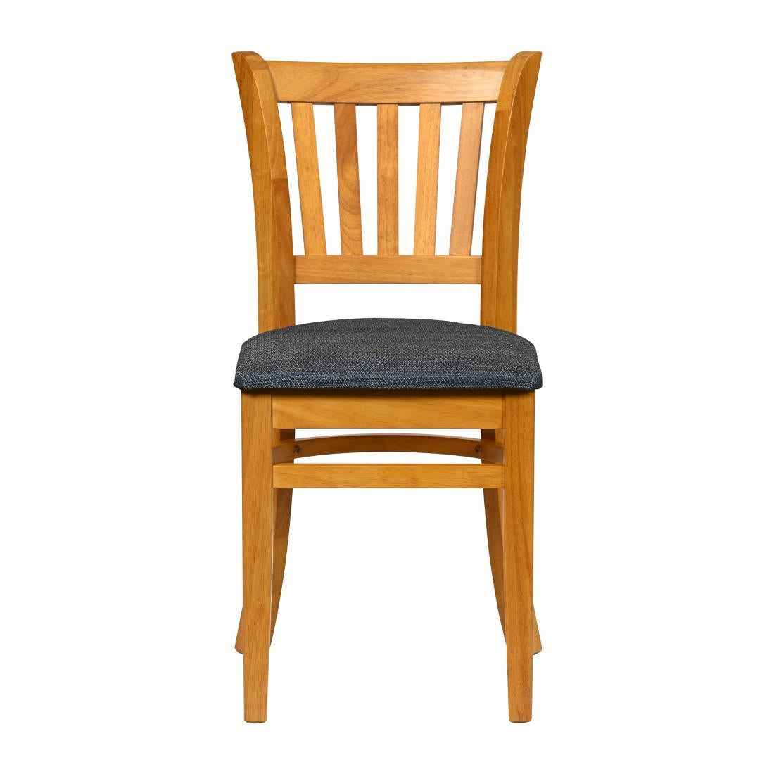 Turin Dining Table with 4 Manhattan Chairs in Soft Oak with Shetland Sea