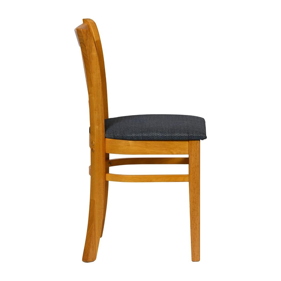 Turin Dining Table with 4 Manhattan Chairs in Soft Oak with Shetland Sea
