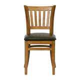 Turin Dining Table with 4 Manhattan Dining Chairs Weathered Oak with Bison Cedar