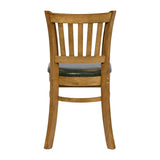 Turin Dining Table with 4 Manhattan Dining Chairs Weathered Oak with Bison Cedar