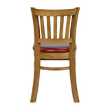 Turin Dining Table with 4 Manhattan Dining Chairs Weathered Oak with Bison Bordeaux