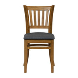 Turin Dining Table with 4 Manhattan Chairs in Weathered Oak with Shetland Sea