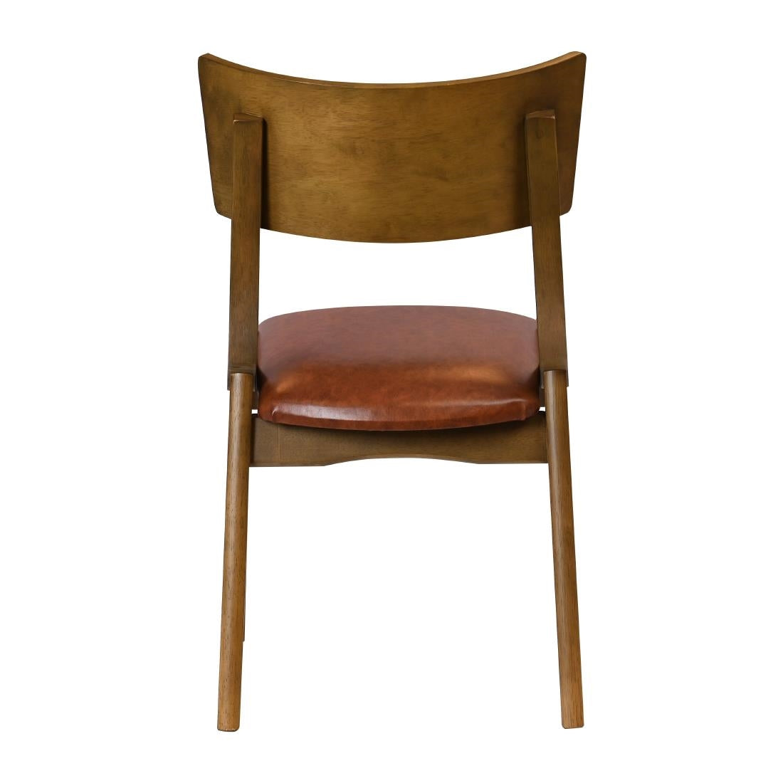 Chelsea Dining Chairs in Weathered Oak with Bison Tan Seats (6 Pack)