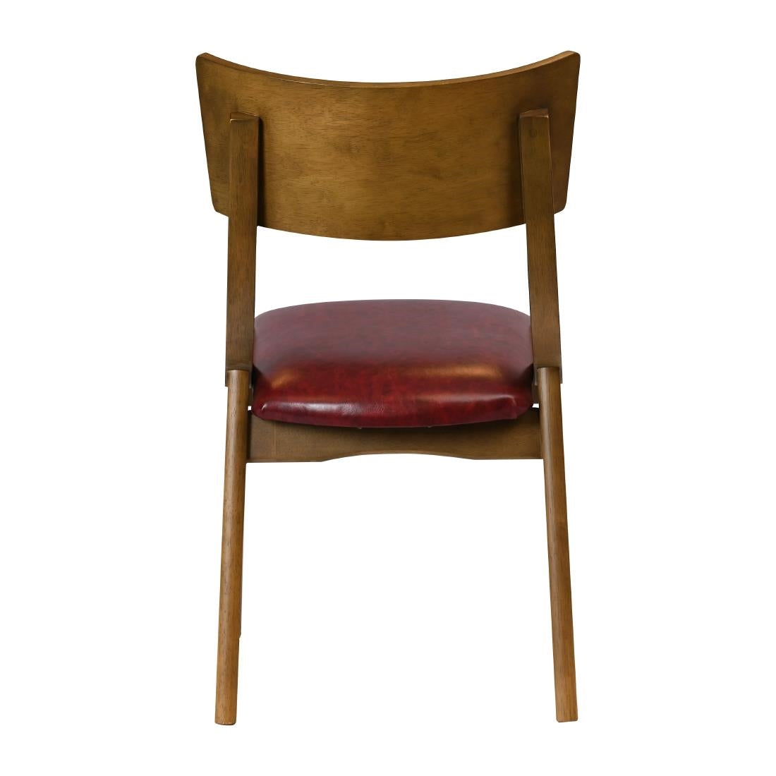 Chelsea Dining Chairs in Weathered Oak with Bison Bordeaux Seats (6 Pack)