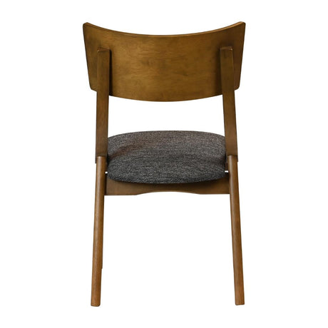 Chelsea Dining Chairs in Weathered Oak with Shetland Smoke Seats (6 Pack)