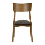 Chelsea Dining Chairs in Weathered Oak with Shetland Smoke Seats (6 Pack)
