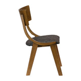Chelsea Dining Chairs in Weathered Oak with Shetland Smoke Seats (6 Pack)