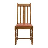 Thame Dining Chair in Weathered Oak with Bison Tan Seat (6 Pack)
