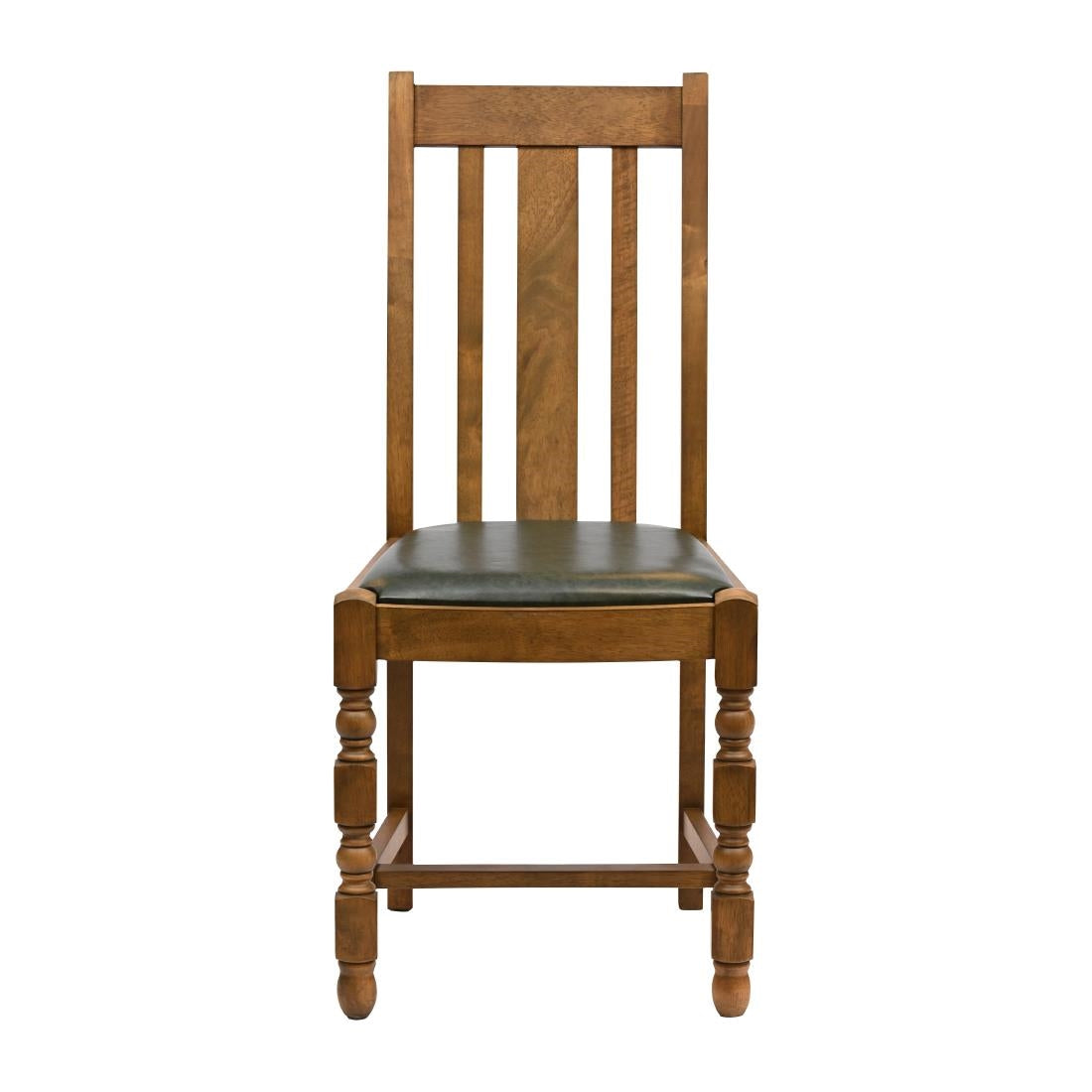 Thame Dining Chair in Weathered Oak with Bison Cedar Seat (6 Pack)
