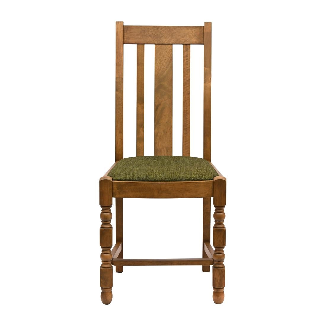 Thame Dining Chair in Weathered Oak with Shetland Forest Seat (6 Pack)