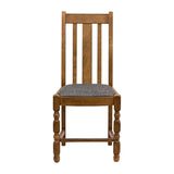 Thame Dining Chair in Weathered Oak with Shetland Smoke Seat (6 Pack)