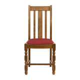 Thame Dining Chair in Weathered Oak with Shetland Scarlett Seat (6 Pack)