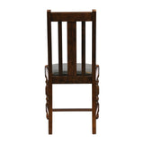 Thame Dining Chair in Vintage Wood with Bison Cedar Seat (6 Pack)